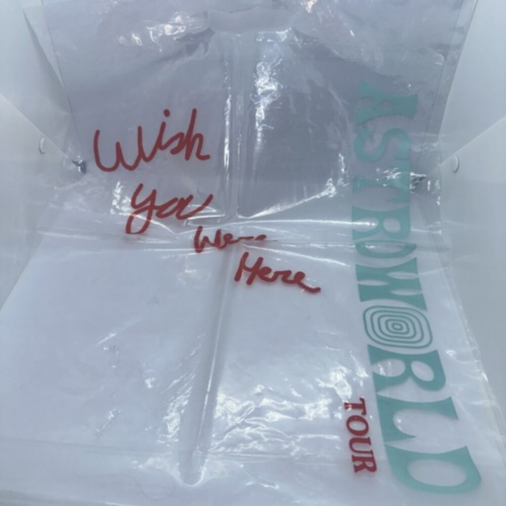 Travis Scott Astroworld Wish You Were Here Tour 2019 Merchandise Bag